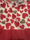 Tommy Bahama Two Piece Set Pink Tutu Dress Ruffles Hearts Girls 12-18 Months — photo 5