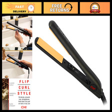Ceramic Hair Straightener Flat Iron 1" - Frizz-Free, Smooth Shine, Easy Glide, S