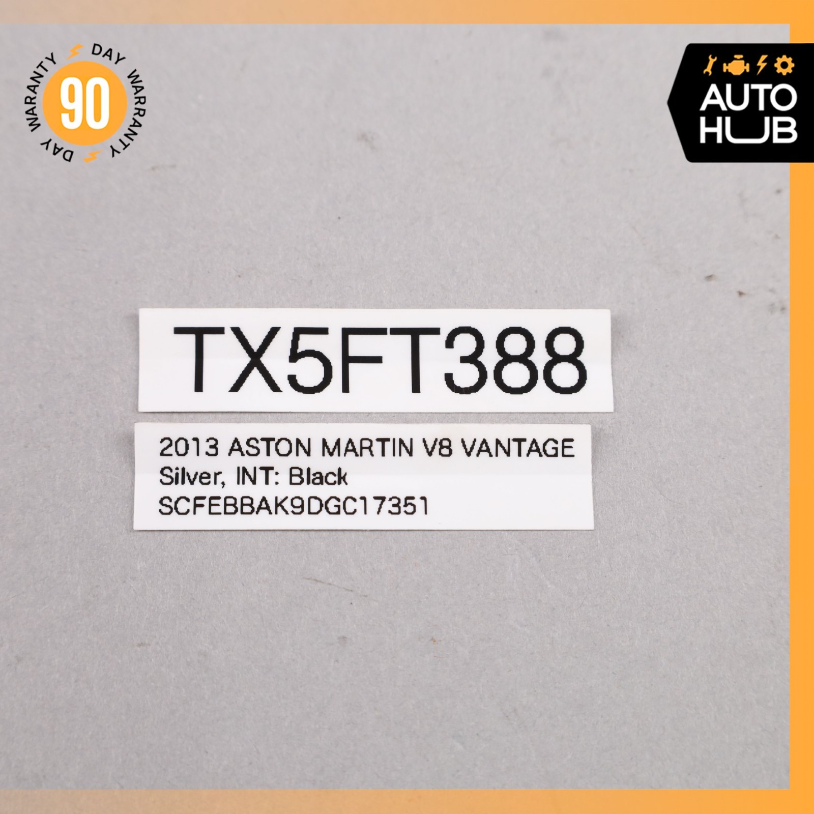 06-17 Aston Martin V8 Vantage Dry Sump Oil Tank Reservoir 9G336C702BE OEM 26k