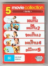 Dr. Dolittle DVD 5 Movie Collection 5-Disc Set - Good