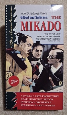 Victor Schertzinger's The Mikado (VHS) Gilbert & Sullivan, D'Oyly Carte, Opera 