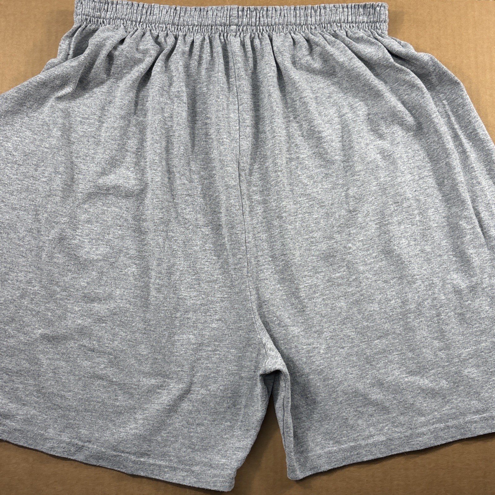 VINTAGE Soffe Athletic Shorts Men XXL Jersey Gray Elastic Waist Relaxed Casual