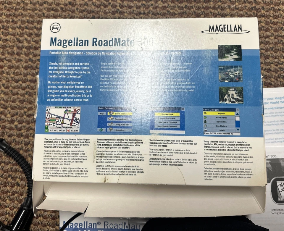 Magellan RoadMate 300 Black 4.3-Inch Portable GPS Navigation System - Image 3 of 4