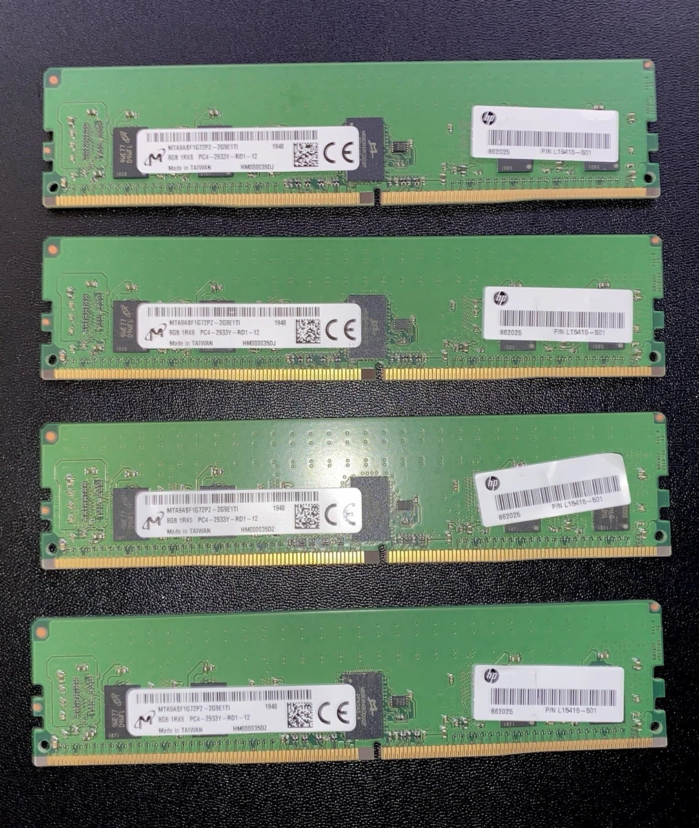 25+ PC4-23400 (DDR4-2933) Bus Speed DDR4 SDRAM Memory (RAM) for