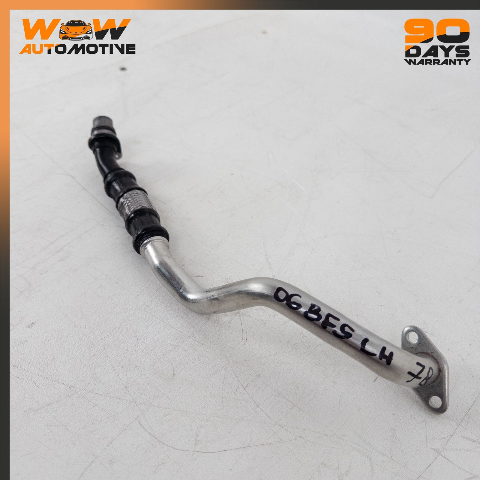 04-19 BENTLEY CONTINENTAL FLYING SPUR GTC LEFT TURBOCHARGER RETURN OIL LINE OEM