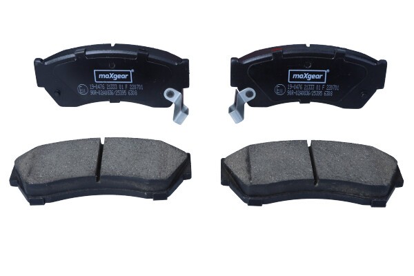 1X Maxgear 19-0476 Bremsbelagsatz Scheibenbremse FüR Suzuki Honda Subaru GEO-image