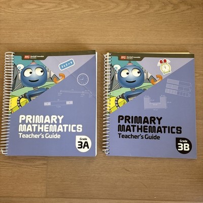 Primary Mathematics 3A and 3B Teachers Guides Homeschool Teachers Singapore