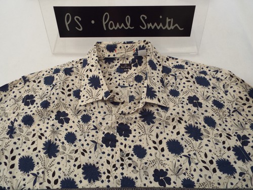 PAUL SMITH Mens Shirt 🌍 Size XXL (CHEST 46") 🌎 RRP £95+📮 FUNKY FLORAL PRINT - Picture 3 of 8