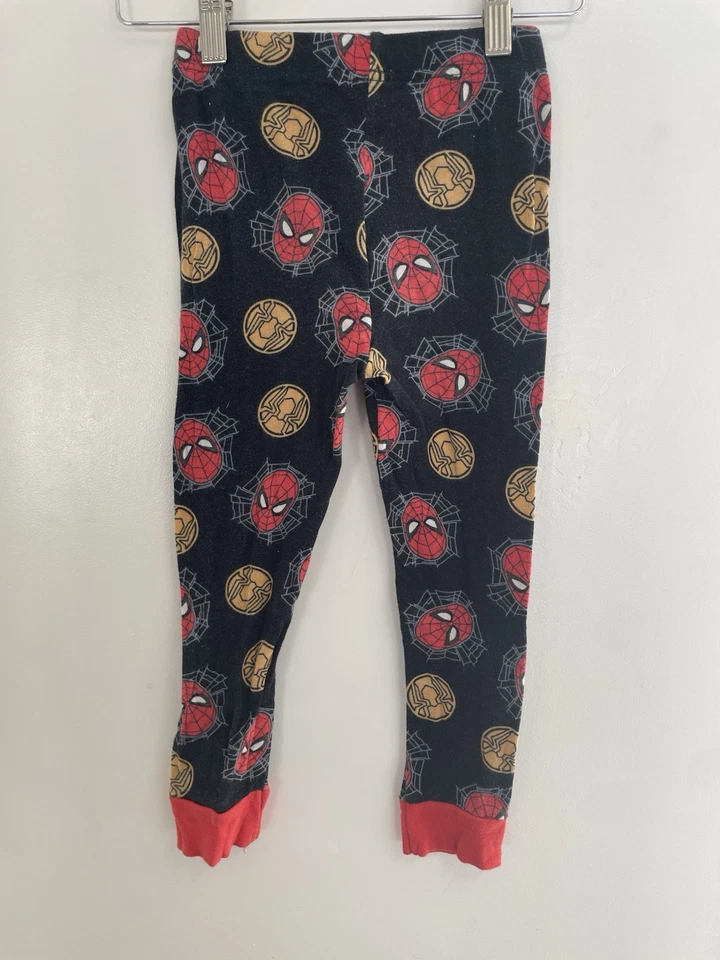 Marvel Spider-Man Niños Spider-Man Superhéroe 100% Algodón PJ Pantalones Negro Rojo 6 Foto 3 de 4