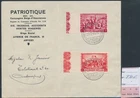 LS87857 Belgium 1945 charity stamps FDC used