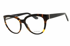 NEW Guess GU50232 052 Dark Havana 54mm Eyeglasses