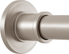 BRIOFOX Shower Curtain Rod Adjustable 18-64 Inch, No Drilling Non Slip Stainless