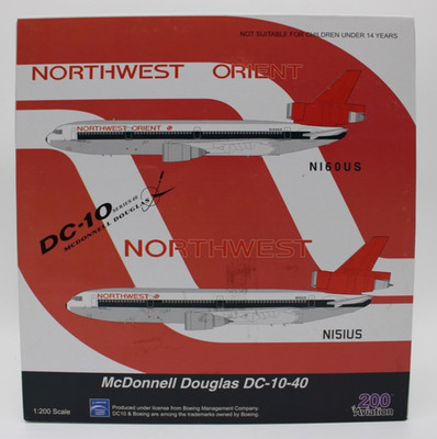 Aviation 200 DC-10-40 Northwest N151US 1:200 AV21007122 Limited Edition 132 NIB