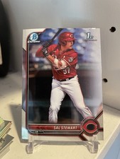 2022 Bowman Draft Chrome Sal Stewart Bdc-122 1st Reds Quantity Available