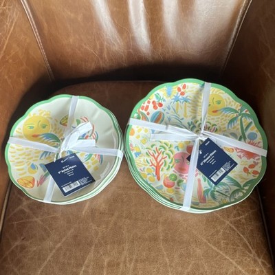 Roller Rabbit Dinner & Salad Plates 8pc Target exclusive 