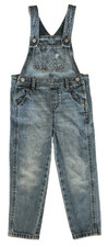 Old Navy Toddler Girls Denim Overalls Distressed Size 4T Adjustable Straps