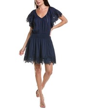 Ramy Brook Jacy Linen-Blend Mini Dress Women's