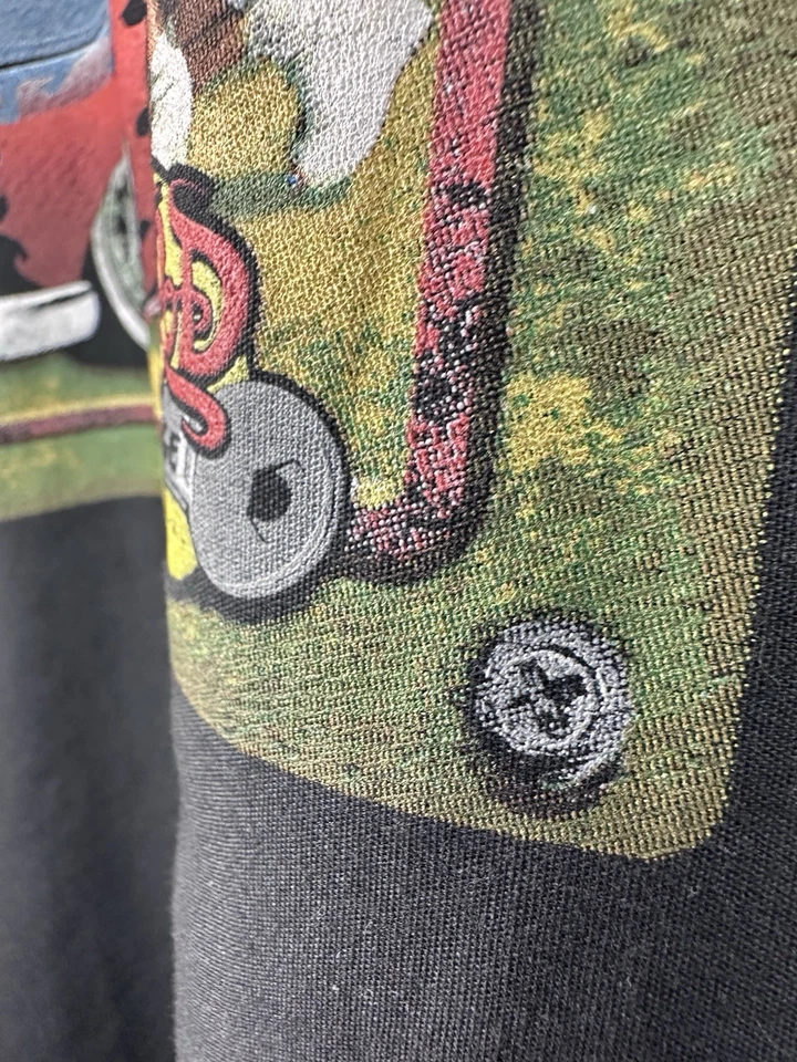 Camisa de Trabajo Rockabilly Para Hombres XL Roja Gorra Hot Rod Personalizada Pinup Greaser Foto 4 de 4