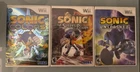 3 Sonic Wii Games Lot – Colors, Unleashed, Secret Rings