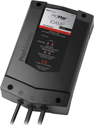 Batt Chgr, Promar1 DS, 12V 10A, 2 Bank