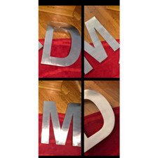 Pottery Barn Metal Wall Letter - "D"  "M" available
