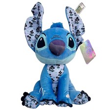 Stitch Wallpaper Medio 33 cm Peluche Con Suono Disney 100anni Lilo & Stitch Blu
