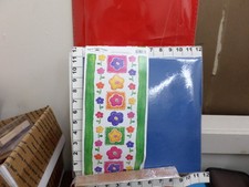 Sticker Roll of 19 sheets flowers spring grow garden border 34v