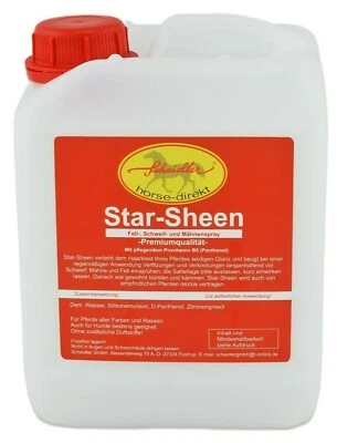 Mähnen-,Fell- und Glanzspray - 5L plus 0,5 Liter Flasche TOP-Qualität