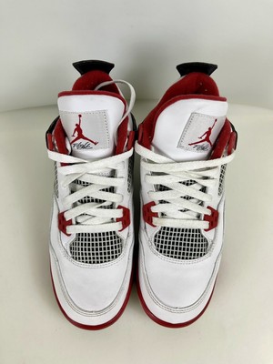 2012 Nike Air Jordan 4 Retro GS “FIRE RED' Shoes 408452-110