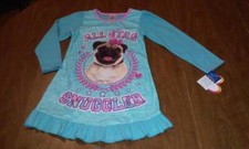 NEW Girl's long sleeve Night Gown Size 6/6x