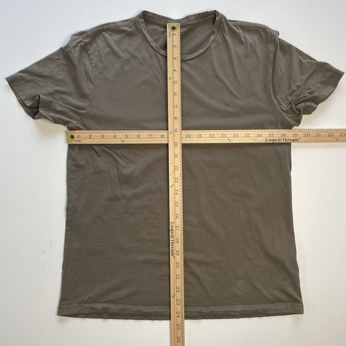 Camiseta ALLSAINTS Grace Manga Corta Cuello Redondo Mujer Mediana Reg Verde Logo Camiseta - Imagen 8 de 10