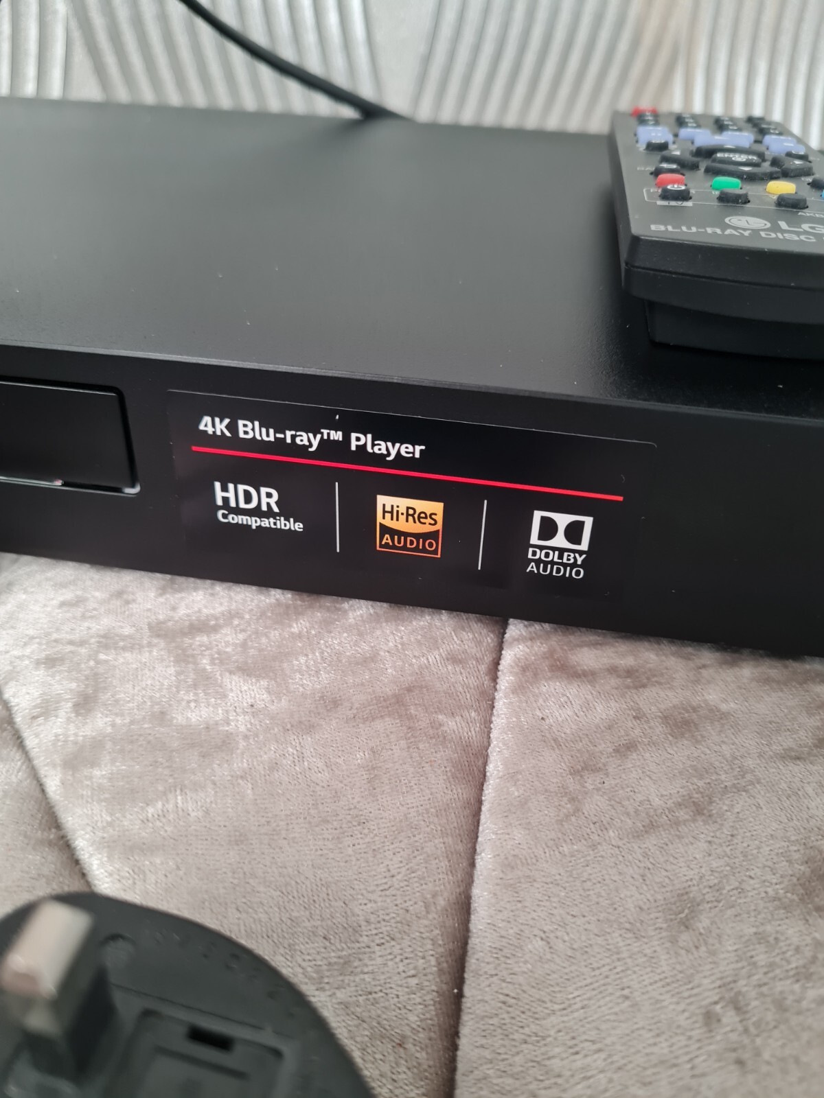 LG UBK80 4K Ultra HD HDR Bluray & DVD Player + Remote Mint eBay