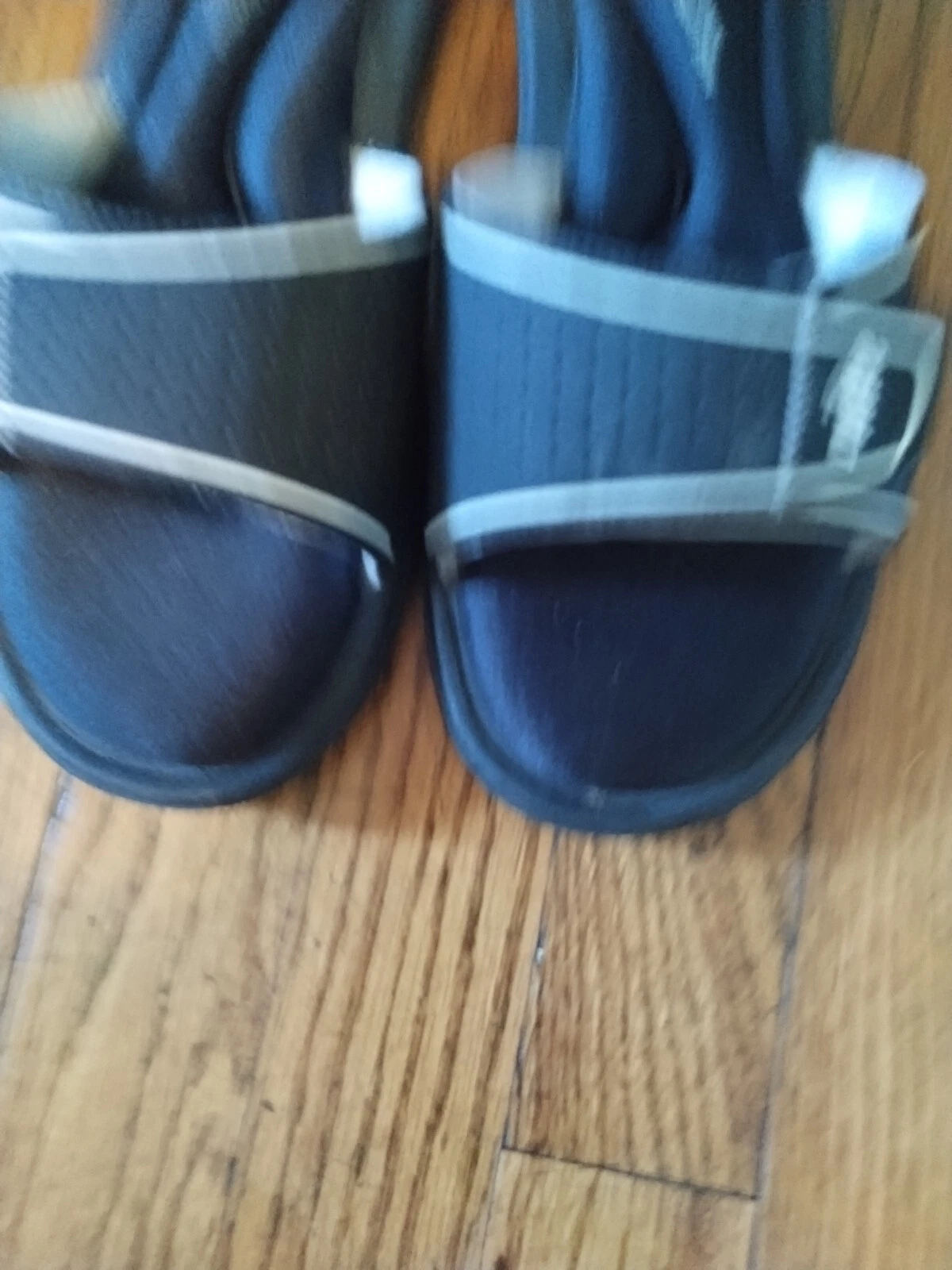 Sandali Nike donna comodi plantare slide 360883 011 taglia 11 nero bianco