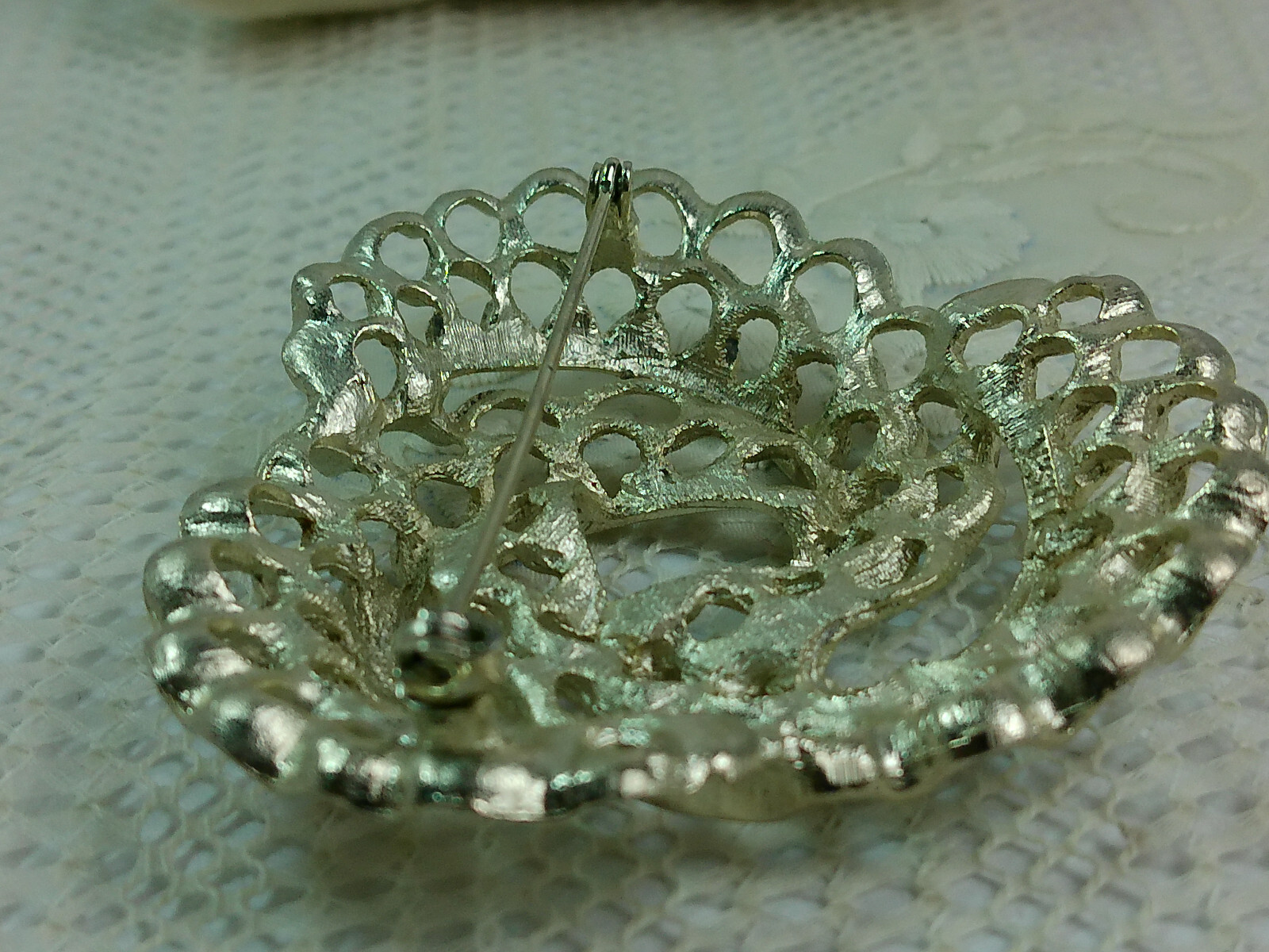 Vtg Infinity Circle Multi Ring BOLD STATEMENT Sil… - image 10