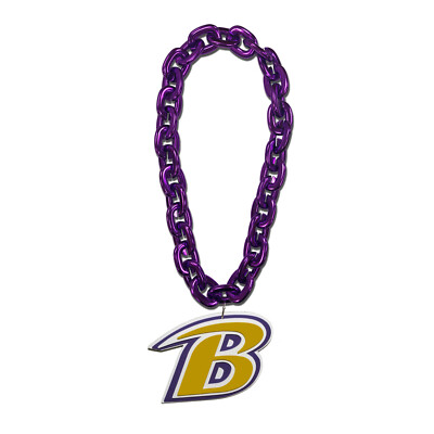 NFL Baltimore Ravens FanChain Kette FanFave Chain 3D Big Logo 847624067022