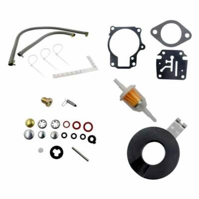 Carburetor Rebuild Kit For Johnson Evinrude 18hp 20hp 25hp W/ Float High Quality