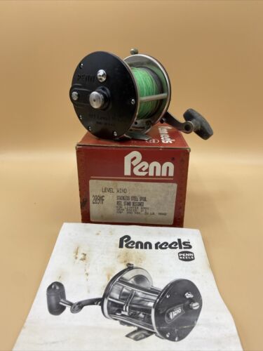 Vintage Penn Reel 209MF Peer Monofil Level Wind in Original Box w/Manual - 第 1/16 張圖片