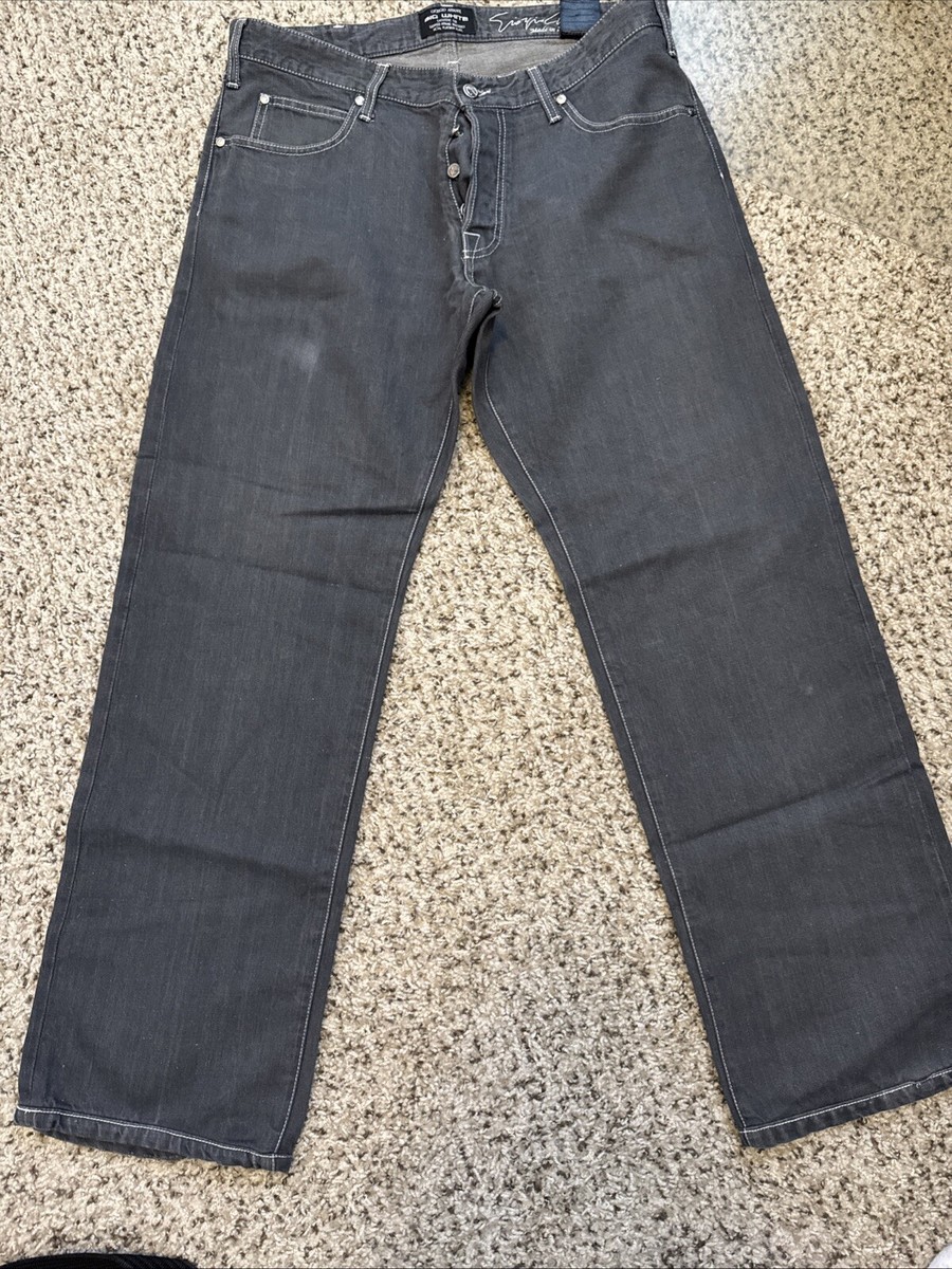 Vintage Armani Jeans Big White Mens Made in Italy Sz 36 | eBay