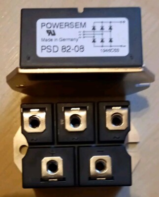 PSD 82/08 Dreiphasen Brückengleichrichter Urmax: 0,8kV If: 88A Ifsm: 750A POWERS