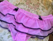 B/NEW Ltd Edition ANN SUMMERS WEDDING LINGERIE FRILLY LACE TUTU KNICKERS SOLDOUT