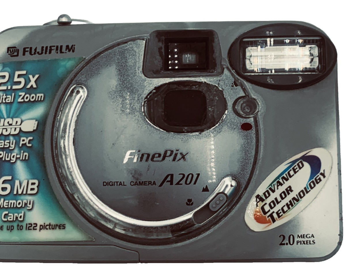 Fujifilm FinePix Series A201 2.0MP Digital Camera + Memory Card