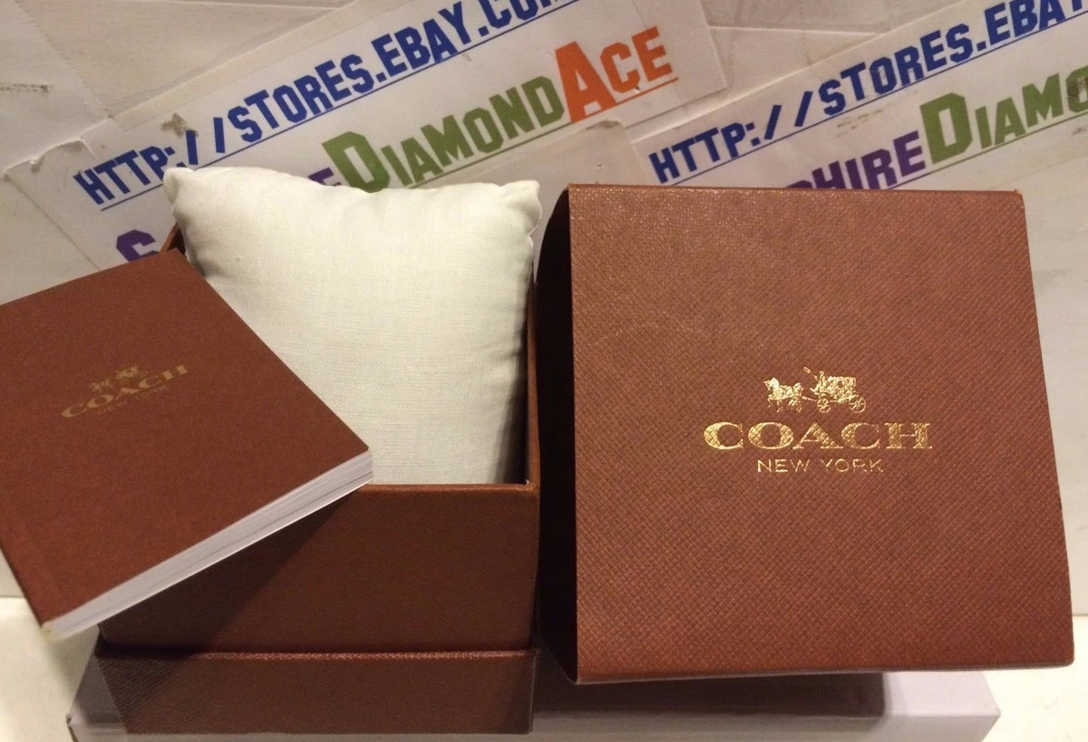 Original coach watch box hot sale