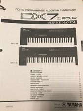 Yamaha Model DX7IIFD/D Digital Programmable Algorithm Synthesizer Service Manual