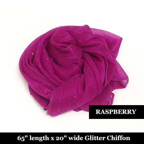 Glitter Chiffon Scarf 12 Colours No Fringe 1pc or 2pcs -Fast Ship From Sydney - Picture 22 of 34