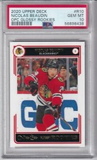 2020 Upper Deck Nicolas Beaudin OPC Glossy Rookies RC PSA 10 #R10