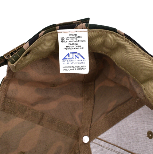 VTG Madawaska Ontario Canada Riverland Outfitters Adj Back Camo Hat Cap NWOT - Picture 7 of 7