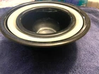 Vintage Pyrex Black & White Mixing Bowls Nesting Set 3 Clear Bottoms