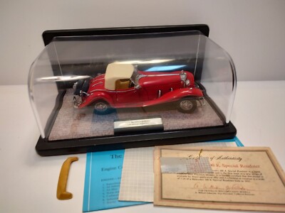 MERCEDES 500 K SPECIAL ROADSTER Rouge FRANKLIN MINT 1:24 de reference