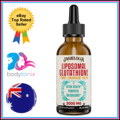 LIPOSOMAL GLUTATHIONE LIQUID 2000mg Anti Aging Antioxidant Detoxifier  Jagielolia