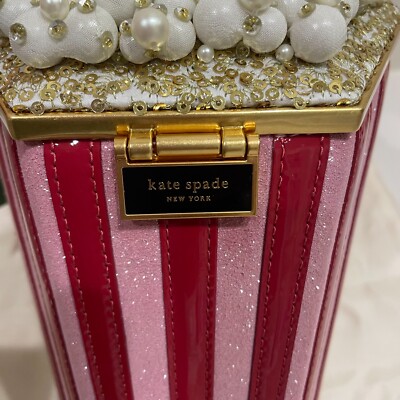 【VIP特価】Kate Spade Leather Grapefruit Sticker ポシェット Kate Spade What's Popping Suede & Patent Leather 3D Popcorn